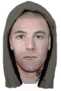 portrait-robo d'un suspect recherché pour vol qualifié à Sainte-Véronique